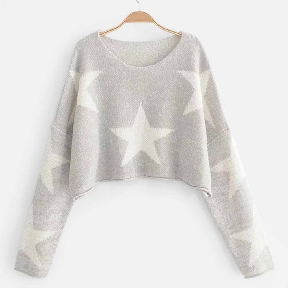 SOLD OUT ONLINE SHEIN STAR SWEATER